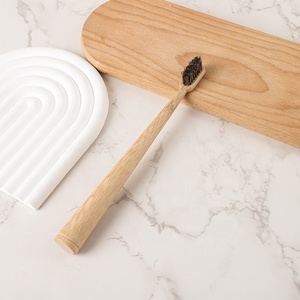 Oem boar זיפים מברשת שיניים cepillo דה bambu 100% ידידותי לסביבה במבוק מברשת שיניים - Product Image 6