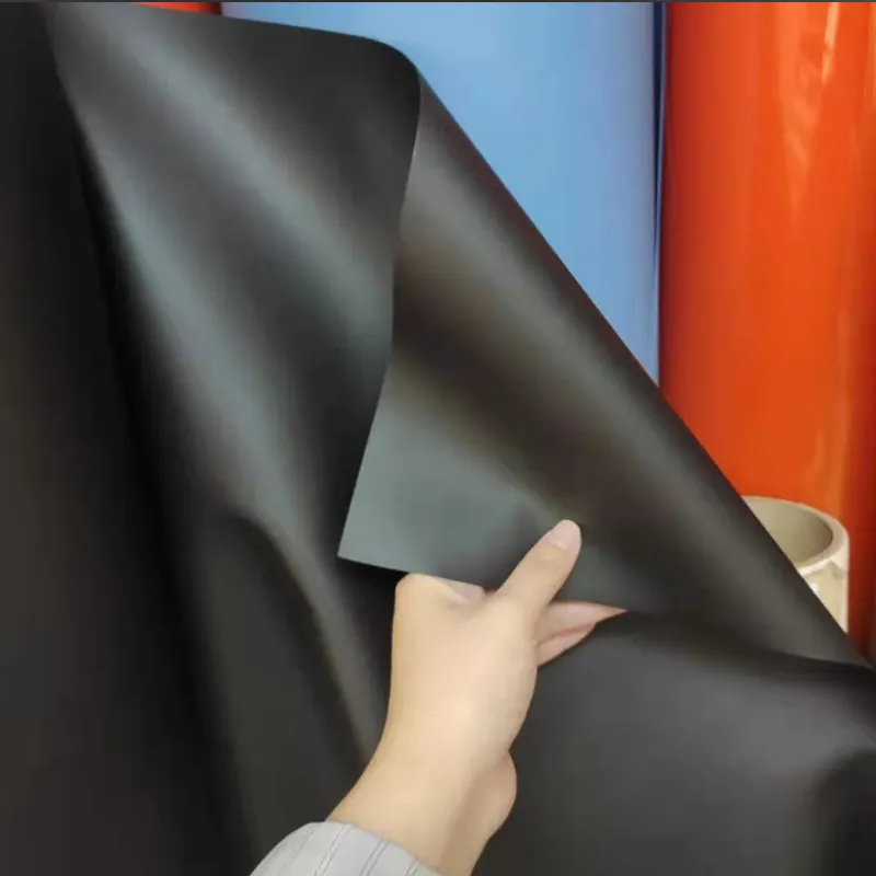 Hersteller neblig matt schwarz blau grau Farbe thermoplast ische Polyurethan folie TPU-Folie für luft aufblasbares Sitzkissen