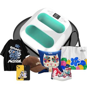 Machine d'impression de vêtements d'ébauches de sublimation personnalisées en usine haut de gamme Machine de presse à chaud fournie imprimante à plat impression manuelle - Product Image 1