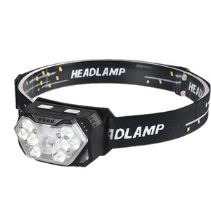 ไฟหน้าแบบ COB LED สว่างพิเศษ กันน้ำ ชาร์จ USB ได้ แหล่งกำเนิดแสงคู่ สำหรับวิ่ง แคมป์ปิ้ง ตกปลา ทำเหมือง - Product Image 1