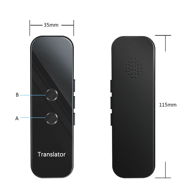 Compact Rechargeable Voice Translator Real-Time Business Trip Language Barrier Solution for Consumers Electronic Product