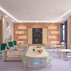 Armoire de rangement en bois pour enfants, organisateur de jouets avec système de sécurité pour bébés, pour salle de classe de maternelle, durable et abordable - Product Image 3