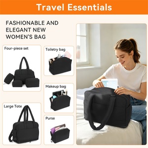 Borsa da Viaggio Leggera Espandibile, <span class=keywords><strong>Borsone</strong></span> per Weekend e Pernottamenti, Borsa Unisex con Beauty Case - Product Image 2