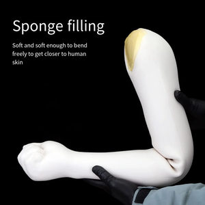 Brazo de Práctica de Silicona para Tatuajes, 63 cm, Alta Simulación, Brazo de Entrenamiento Suave para Suministros de Tatuaje - Product Image 2