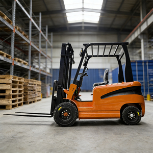 Gratis verzending Elektrische vorkheftruck Vierwielaandrijving Landbouw 2 ton <span class=keywords><strong>Mini</strong></span> elektrische vorkheftruck - Product Image 3