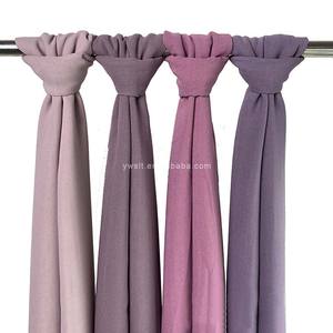 2022 gros personnalisé haute qualité 180*70 cm Polyester Nayla Bawal Hijab femmes musulmanes en mousseline de soie Voile Hijabs - Product Image 6