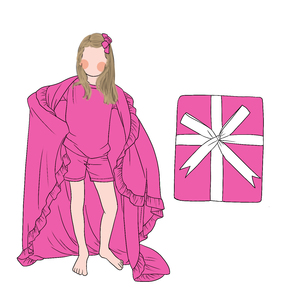 Nouveau design de <span class=keywords><strong>couverture</strong></span> carrée écologique de couleur unie de 50x50 pouces, couvertures d'emmaillotage à volants en bambou personnalisées pour bébés filles, vente en gros - Product Image 2