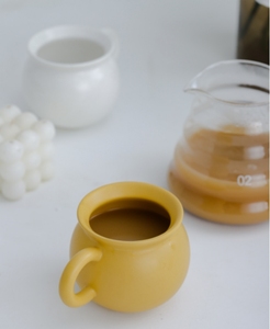 Tasses en porcelaine FENN <span class=keywords><strong>de</strong></span> haute qualité 300 ml – Mignonnes tasses à <span class=keywords><strong>café</strong></span> en céramique ventrues pour cadeaux - Product Image 5