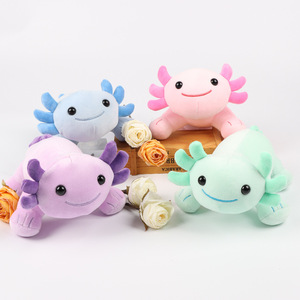 Peluche Axolotl, jouet en peluche Axolotl, coussin en forme d'Axolotl, poupée Axolotl mignonne et douce, cadeau d'anniversaire, décoration pour la maison - Product Image 1