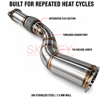 Kit de Downpipe S58 Twin Fatboy pour BMW M3 G80 M4 G82 M2 G87 3.0L en Acier Inoxydable 304 – Amélioration des Performances d'Échappement