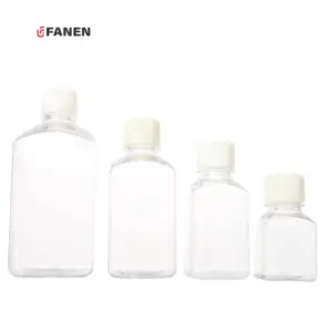 Fanen Plástico Estéril Pet 30ml Laboratório Cultura de Tecidos Frasco Tratado 600ml Frasco Cultura Celular