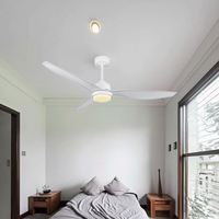 Lampes LED à usage domestique Ventilateur de plafond à refroidissement par air avec lumière Ventilateurs de plafond domestiques certifiés CE