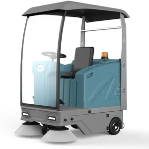 EVERLIFT Fábrica Automática Robô Piso Sweeper Fornecedor Passeio Na Máquina Sweeper Road Floor