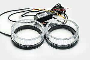 5D kristal kemuliaan DRL meliputi 3.0 Inch 2.5inch 5d LED mata malaikat kain penutup lensa proyektor - Product Image 3