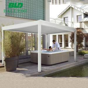 Australie jardin abat-jour <span class=keywords><strong>orientable</strong></span> pergola capteur de pluie vergola toit à persiennes système - Product Image 4