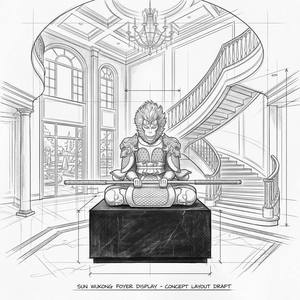 Statue en résine faite à la main du Grand Scribe <span class=keywords><strong>Balzac</strong></span>, très vendue, en provenance du Fujian - Product Image 2