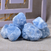 Diffuseur de spécimen de pierre précieuse naturelle brute bleue, éducatif et scientifique, pour mariages, célébrations et fêtes d'anniversaire