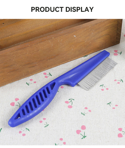 Peigne à puces en plastique pour chien et chat, brosse de toilettage pour chiens, anti-puces et anti-tiques - Product Image 5