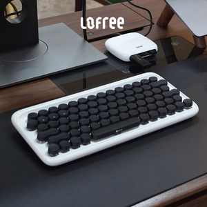 Lofree EH112S DOT Mode ganda MAC putih transparan nirkabel untuk Keyboard Mekanikal <span class=keywords><strong>Bluetooth</strong></span> untuk kantor Tablet <span class=keywords><strong>Laptop</strong></span> baru - Product Image 2
