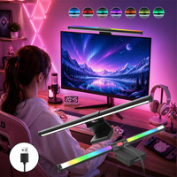 Barra de Luz LED USB Moderna para Monitor, con Protección Contra Luz Azul, Regulable, Control Táctil, Luz Colgante, Alto CRI 95, para Juegos de PC y Oficina