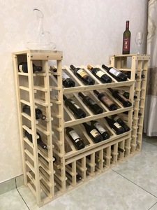 Light Luxury Multi-Layer Wood Steel Adjustable Durable Customizable Baked Enamel Finish Wine Rack <strong>Display</strong> Stand <strong>Cabinet</strong> <strong>Wall</strong> - Product Image 2