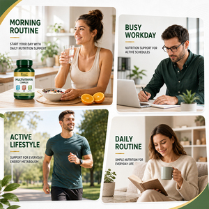 Vente en gros de compléments multivitaminés Shecome, fabricant de minéraux, antioxydants, santé immunitaire, 90 capsules de complexe multivitaminé - Product Image 2
