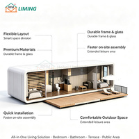 Cabine de bureau préfabriquée intelligente Smart Apple, module de travail mobile modulaire, maison-capsule pour jardin, kiosque commercial
