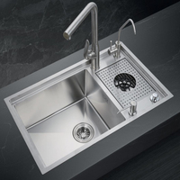 Ensemble complet de luxe multifonctionnel fait main en SUS304, écologique et moderne, pour évier de cuisine, évier de bar et accessoires de lave-tasses
