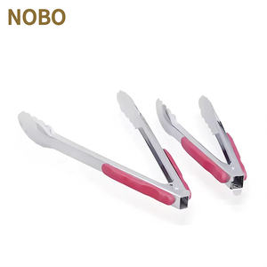 Acier inoxydable <span class=keywords><strong>Ménage</strong></span> Pain Alimentaire Clip Cuisine Clip Anti-brûlure Légumes Barbecue Barbecue Steak Silicone - Product Image 3