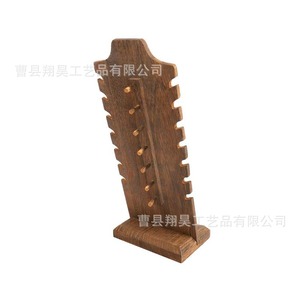 Wooden Jewelry Display <b>Stand</b> 7 Tier Necklace Organizer Desktop Storage For Home Use - Product Image 3