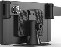 Caméra de tableau de bord à trois voies 2.5/4K 9 "Portable Carplay Android Auto Stereo 1080p Caméra de recul GPS Navi Mirror Link Voice Car Black Box
