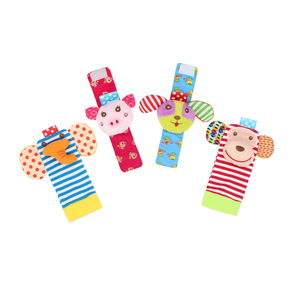 Juguetes Suaves para Bebés <span class=keywords><strong>de</strong></span> <span class=keywords><strong>0</strong></span> <span class=keywords><strong>a</strong></span> 24 <span class=keywords><strong>Meses</strong></span>, Sonajeros <span class=keywords><strong>de</strong></span> Muñeca, Buscador <span class=keywords><strong>de</strong></span> Pies, Calcetines con Sonajero, Lindos Juguetes <span class=keywords><strong>de</strong></span> Peluche para Muñeca - Product Image 4
