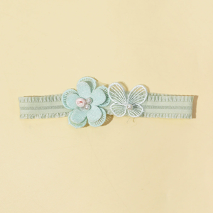 Nuovo Arrivo: Fascia Elastica per <span class=keywords><strong>Capelli</strong></span> con Fiori e Farfalle, Morbidi Accessori per <span class=keywords><strong>Capelli</strong></span> da Bambina - Product Image 5