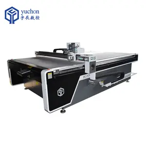 Tonghui Cnc Hoge Nauwkeurigheid Oscillerend Mes Cnc Snijmachine Voor Reclame Acryl Pvc Kt Board