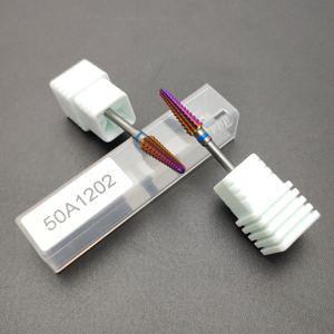 Brocas de Carburo de Tungsteno Profesionales de Alta Calidad, Tipo <span class=keywords><strong>Tornado</strong></span> M, Color Morado, Personalizables con Logotipo - Product Image 1