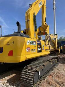 Excavadora Komatsu usada barata, excavadora de orugas original de, maquinaria excavadora de construcción con movimiento de tierra de 24 toneladas - Product Image 3