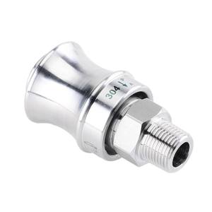 Vanne à glissière manuelle en acier inoxydable pneumatique 304HSV08/10, vanne d'échappement à poussée-tirage SK-22/33-MF - Product Image 1