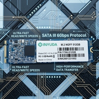 Untuk SSD M.2 NVMe 500GB 2280 PCIe Gen3x4 hingga 2400MB/s Internal 3D NAND Flash SSD Kompatibel dengan Mini PC & Laptop