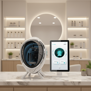 เครื่องวิเคราะห์ผิวหน้าอัจฉริยะ 3 มิติ AI ตรวจจับความมัน/รูขุมขน/ริ้วรอย/สิว พร้อมระบบจัดเก็บข้อมูลบนคลาวด์ วิเคราะห์เปรียบเทียบสำหรับร้านเสริมสวยดูแลผิว - Product Image 1