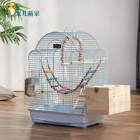 Petite cage à oiseaux pour perruches, perroquets, agapornis, perruchons, pinsons, canaris, cage en métal pour perroquets pour la maison, cages de reproduction pour perruches