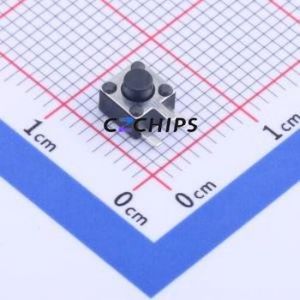 ST-1109-3-4 Tactile Switch Through hole Component (THT) Switch Single Pole Single Throw Round Button 2.5N Right Angle Insert - Product Image 1