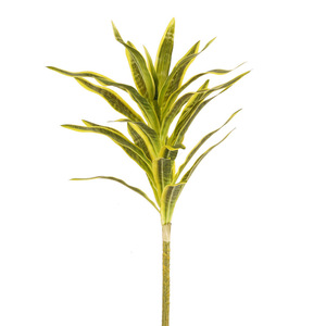 <b>Artificial</b> Lily Bamboo Plant Yellow Green Leaves Plastic <b>Stems</b> For Home Hotel Decoration Wholesale - Product Image 5