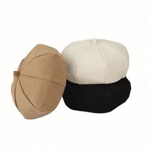 หมวกทรงแปดเหลี่ยมสำหรับเด็กผู้หญิง แคชเมียร์แท้ 100% ขายส่ง ราคาถูก แฟชั่นคุณภาพสูง - Product Image 1