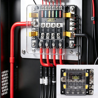 NOUVEAU Bloc porte-fusibles MIDI ATS SafetyHub 150 pour caravane à double batterie avec barre omnibus négative