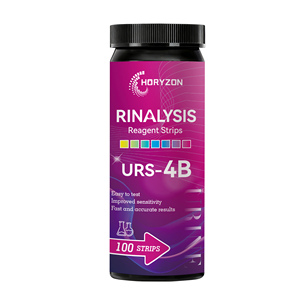 Bandelettes réactives URS-4B pour analyse d'<span class=keywords><strong>urine</strong></span> à domicile, multiparamètres, pour le glucose, le pH, les protéines et le sang - Product Image 6