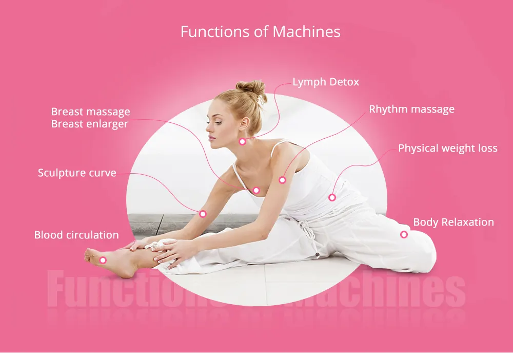 breast enlargement beauty machine Cupping for healthy lymphatic detoxification Butt lift and breast enlargement cupping machine