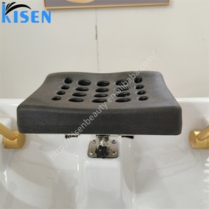 KISEN Fauteuil de lavage pour salon de coiffure avec circulation d'eau, pour soins capillaires aquatiques, spa capillaire et massage thaïlandais, avec cuve de lavage et bac à shampoing - Product Image 4