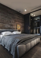 Panneau mural en bois vieilli PU, texture 3D en relief, design graphique moderne, imperméable, extérieur, villa, plusieurs couleurs, garantie 3 ans