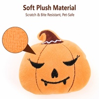 En stock, vente en gros, personnalisable : Jouet à mâcher interactif en peluche pour chat, thème Halloween (araignée, citrouille, fantôme, chauve-souris), avec herbe à chat, pour le jeu