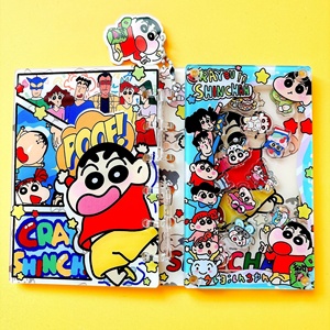 Carnet à feuilles mobiles en acrylique TK Popular Cartoon A7/A5, avec perles musicales DIY en acrylique de grande marque - Product Image 5